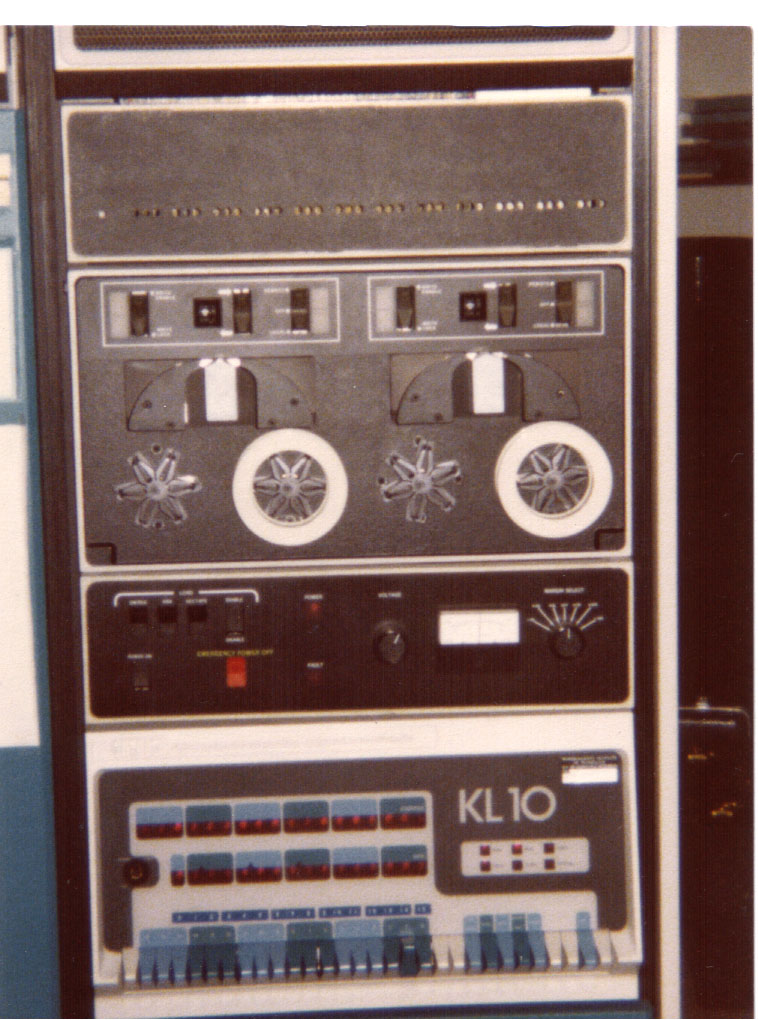[Photo of PDP-10 CPU unit]